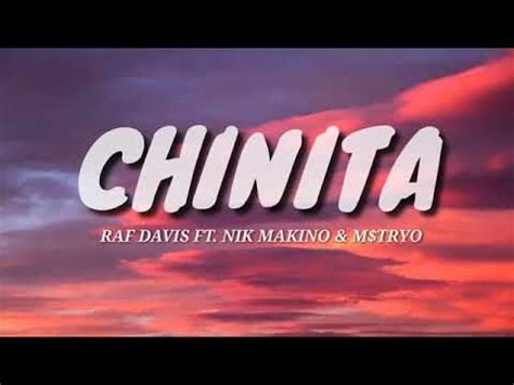 chinita tetonas|CHINITA (Lyrics) .